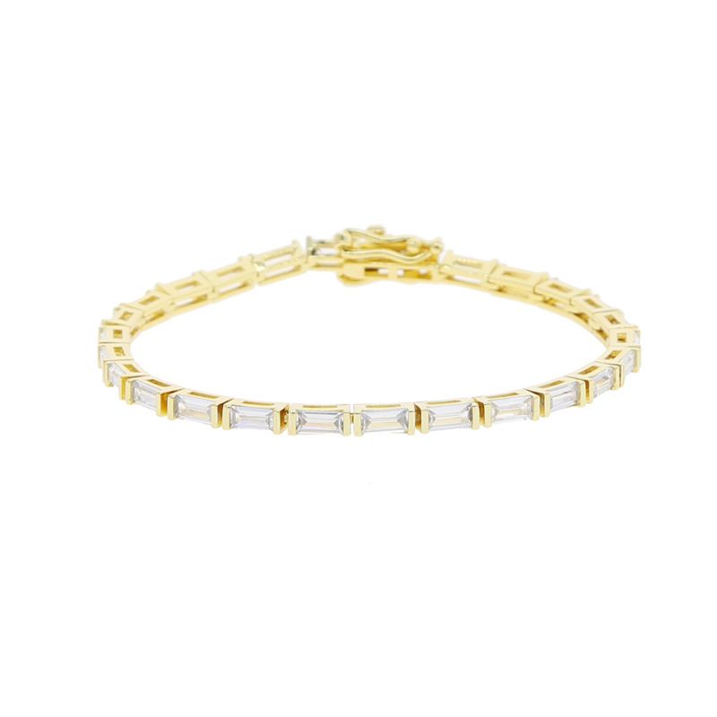 Women's Jewelry Cubic Zirconia Tennis Bracelet Hip Hop Style Chain Bangle For Women Fashion Gift Popular Hip Hop Bracelet Jewelry_ipsvogv.com