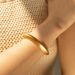 Temperament ladies bracelet plain circle smooth circle bracelet design sense_ipsvogv.com