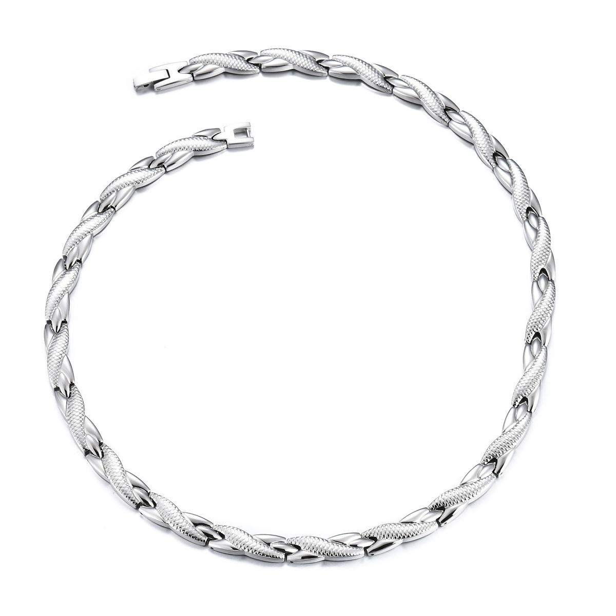Dragon Patterned Germanium Trendy Jewelry Stainless Collar Magnet Titanium Steel Necklace For Men_ipsvogv.com