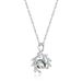 Elegant And Luxurious Gifts S925 Silver Green Moss Pendant Water Grass Agate Stone Pendant Fashionable Light Luxury Holiday Gift_ipsvogv.com
