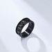 Titanium steel men's ring ring Ancient Egyptian Ankh feather lucky symbol ring_ipsvogv.com