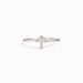 S925 Sterling Silver Ring Female Personality High End Cross Inlaid Style Ring_ipsvogv.com