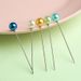 New Simple Pearl Long Pin Muslim Scarf Buckle Silk Scarf Buckle Pin Multi Color_ipsvogv.com