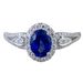 Sanjie Jewelry Style Inlaid Blue Ring Fashionable And Exquisite Women's Handmade_ipsvogv.com