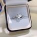 S Pure Silver Real Pearl Ring, Freshwater Round Aurora Ring With Diamond Inlay, High-end Feeling, Niche And Simple_ipsvogv.com