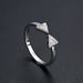 Unisex New Style Niche Simple Temperament Diamond Zircon CZ Ring Opening Design Adjustable Ins Style Female Ring_ipsvogv.com