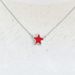 Jae's Temperament, Fashion, Colorful Crystal Teeth, Star Necklace, Jewelry Style, Geometric Platinum, Five Pointed Star,_ipsvogv.com