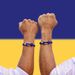 Ukrainian Flag Bracelet, Women's Jewelry, Stainless Steel U-shaped Horseshoe Buckle, Boat Anchor Bracelet_ipsvogv.com