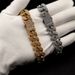Hip-Hop Stainless Steel Cuban Chain Men's Fashion Bold Square Buckle Bracelet_ipsvogv.com