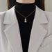 Industry 【 】 Skirt Fashion Light Luxury Temperament Gorgeous Full Diamond Necklace Women's Versatile Clavicle Chain 【 】_ipsvogv.com