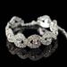 Fashion Rhinestone Bracelet For Women Simple Square Geometric Diamond Bracelet Shiny Wedding Accessories_ipsvogv.com