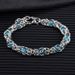 Klein Blue Bead High-End Design Heavy Metal New Bracelet For Men And Women Hip-Hop Punk Motorcycle Accessories_ipsvogv.com