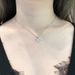 Dazzling Charm Water Drop Necklace Female Element Crystal Clavicle Necklace Female_ipsvogv.com