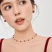 Advanced French Style Interval Cut Red Agate Necklace, Niche, Light Luxury, Simple Collarbone Chain, Free For Best_ipsvogv.com