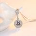 Cao Shi Copper Plating Platinum Pendant Exquisite Disc Zircon Ins Style Necklace Classic Collar Chain Female_ipsvogv.com