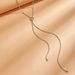 A New Minimalist Design, Versatile Water Diamond Necklace And Fashionable, Versatile Pendant For European And American Light Luxury Brides_ipsvogv.com