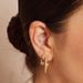 Women's Jewelry S925 Silver Needle Niche Design Light Luxury High End Diamond Heart Shaped Earrings Sweet Temperament Retro Earrings_ipsvogv.com