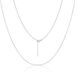 Jewelry S925 sterling silver necklace real gold plated with chain clavicle chain length adjustable pendant accessories_ipsvogv.com