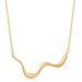 Niche design irregular coastline personality necklace real gold electroplating color retention personality temperament necklace_ipsvogv.com