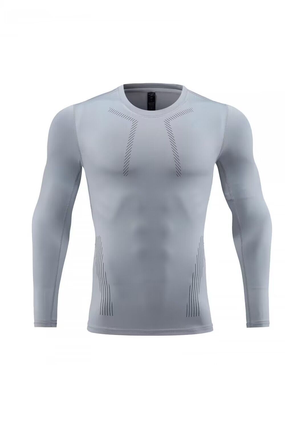 Men's Clothing Long-Sleeved Tights Men's Sports t-Shirt Fitness Breathable Quick-Drying Running Training Suit Basketball Long Sleeves_ipsvogv.com