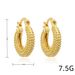 Women’s Jewelry Set Fashion Heavy Metal Texture High Grade Earrings Granular Design Real Gold Plated Geometric Copper Tube Retro Earrings_ipsvogv.com