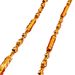 Vietnamese Sand Premium Hexagonal Bamboo Knot Buddha Bead Men's Necklace Copper Gold Plated Versatile Personalized_ipsvogv.com