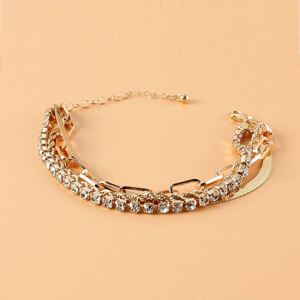 Jewelry Gold Claw Chain Box Chain Combination Bracelet Temperament Cold Style Hand Jewelry Female_ipsvogv.com