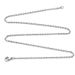 Stainless steel chain O shaped chain 304 stainless steel hammer cross chain DIY jewelry necklace_ipsvogv.com