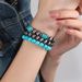 Retro Ethnic Style Turquoise Bracelet Set Personalized Trendy Beaded Bracelet Jewelry_ipsvogv.com