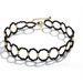 Small Niche Design, High-end Collar, Black Dark Women's Double-layer Crystal Laser Ball Necklace, Internet Famous_ipsvogv.com