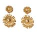 Middle Ancient vintage Western Retro Sunflower Sunflower Elegant Retro Earrings Plated with Real Gold Elegant Jewelry_ipsvogv.com