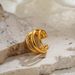 Women’s Jewelry Set Fashion Gold Simple C Shaped Ear Clip Without Ear Holes Ear Bone Clip Three Layer Earrings Fashionable Commuting Single Piece_ipsvogv.com