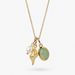 Women's Jewelry Aventurine Shell Conch Necklace Retro Ins Style French Necklace Gold Plated_ipsvogv.com
