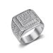 Men's Jewelry Set Fashion New Hip Hop Nightclub Ring Titanium Steel Vacuum Gold Plated Luxury Full Diamond Men's Ring_ipsvogv.com