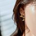 Cao Shichao Xianxiao Fresh Spliced Butterfly Earrings with Korean Elegant Style Beautiful Earrings, Japanese and_ipsvogv.com