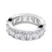 Personality Hip Hop Rectangular Full Zircon Ring Men And Women Couple Simple Jewelry Ring Jewelry_ipsvogv.com