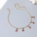 New Fashion Simple Cherry Hip Hop Tennis Rhinestone Choker Necklace For Women_ipsvogv.com
