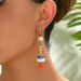 2024 new vintage style women's with niche crystal pearl inlay design, high-end lantern and earrings_ipsvogv.com