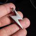 Men's Jewelry Creative Fashion Versatile Lightning Stainless Steel Trendy Men's Necklace_ipsvogv.com