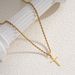 Hot-selling Men's Twist Chain Hip-hop Trend Stainless Steel Cross Pendant Men's Necklace_ipsvogv.com