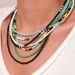 Personalized Mixed Color Rice Bead Clavicle Necklace Female Bohemian Beach Leisure Stainless Steel Short Necklace_ipsvogv.com