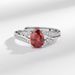 Internet Celebrity Live Streaming Hot Selling Light Luxury Pomegranate Red Super Sparkling Zircon For Women With A_ipsvogv.com