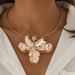 Accessories Irregular Heavy Craft Petal Fashion Simple Personality Exaggerated Earrings Jewelry_ipsvogv.com