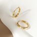 Earrings Sterling Silver Flash Car Flower Ear Buckle Light Luxury Autumn and Winter Niche Ins Style Earrings Women's High-end Sense_ipsvogv.com