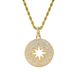 Pendants & Charms New Round Hollow Star Pendant Micro Inlaid Zircon Pendant Military Brand Hip Hop Jewelry_ipsvogv.com