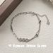 S999 Pure Silver Copper Coin Bracelet With Niche Design, High-end Feel, Simple New Style For Girls, Cool And Trendy_ipsvogv.com