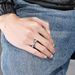 Neutral light luxury style titanium steel diamond ring men and women wedding proposal ring hand jewelry holiday gift_ipsvogv.com