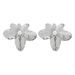 E12927 Personalized Exaggerated Design Large Flower for Women, Fashionable and High End, Irregular Petal Earrings_ipsvogv.com