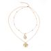 New Women's Multi Layered Shell Eye Necklace_ipsvogv.com
