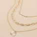 Simple And Fashionable Multi Layer Metal Disc Pendant Necklace Personality Women's Necklace Popular Jewelry_ipsvogv.com